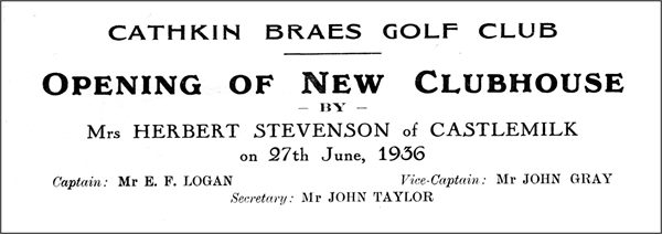 Golf Club 1936 Title