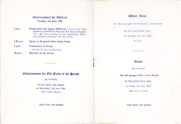 Prog QEII 1953