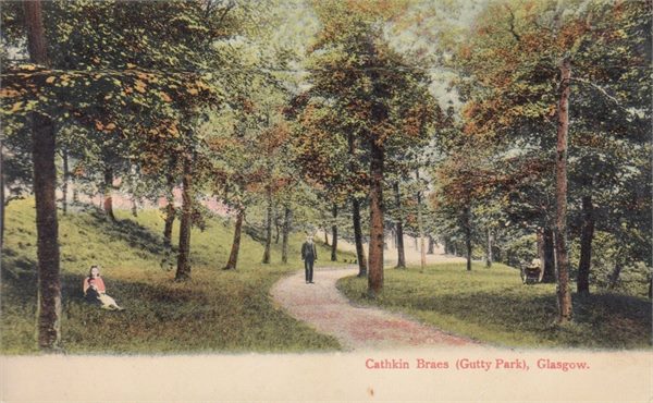 Cathkin Braes postcard