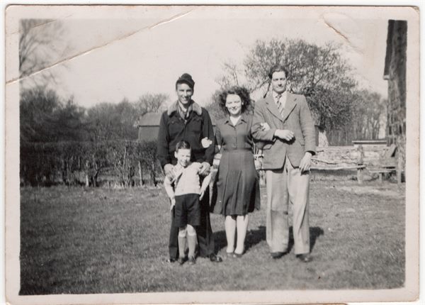Erich Doris McNab and Paul Winkler 28-3-1948 Carmunnock