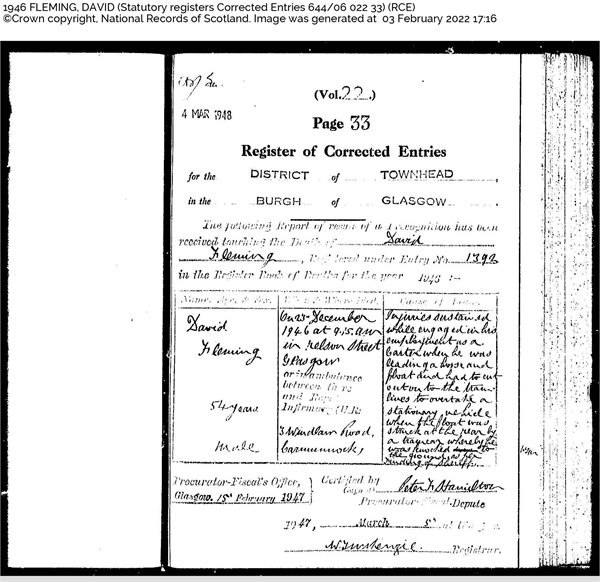 David Fleming Death