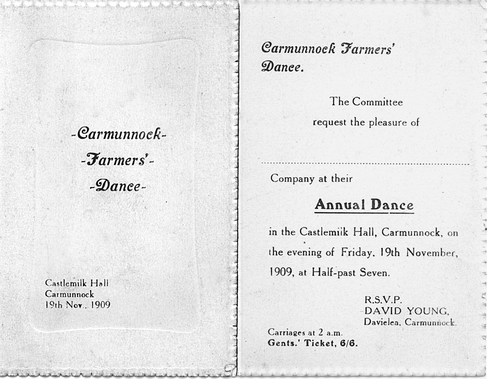 Farmers Dance 1909