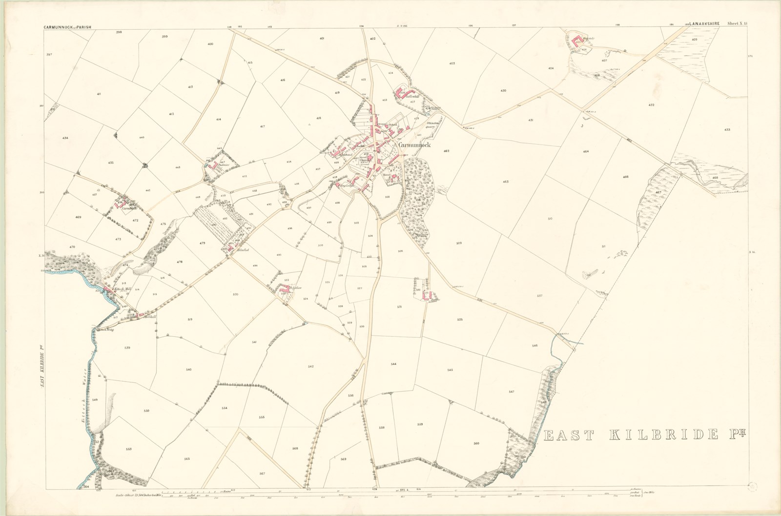 Carmunnock 1859 Map
