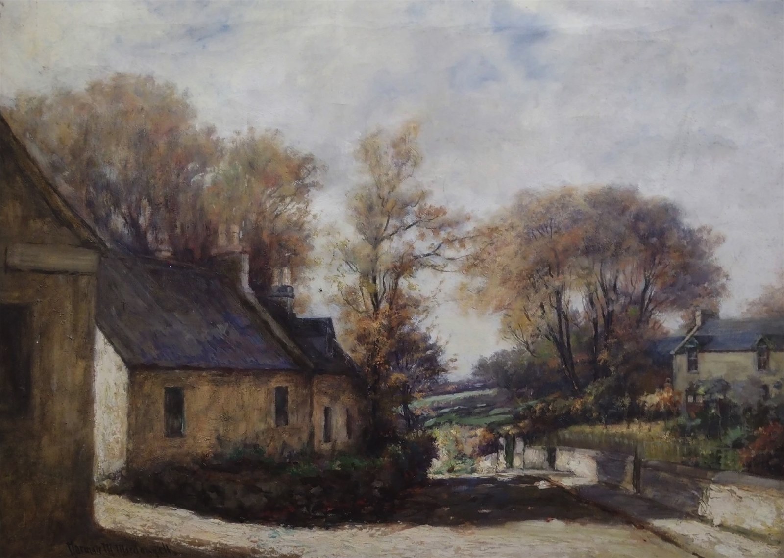 Cottages in Sunlight