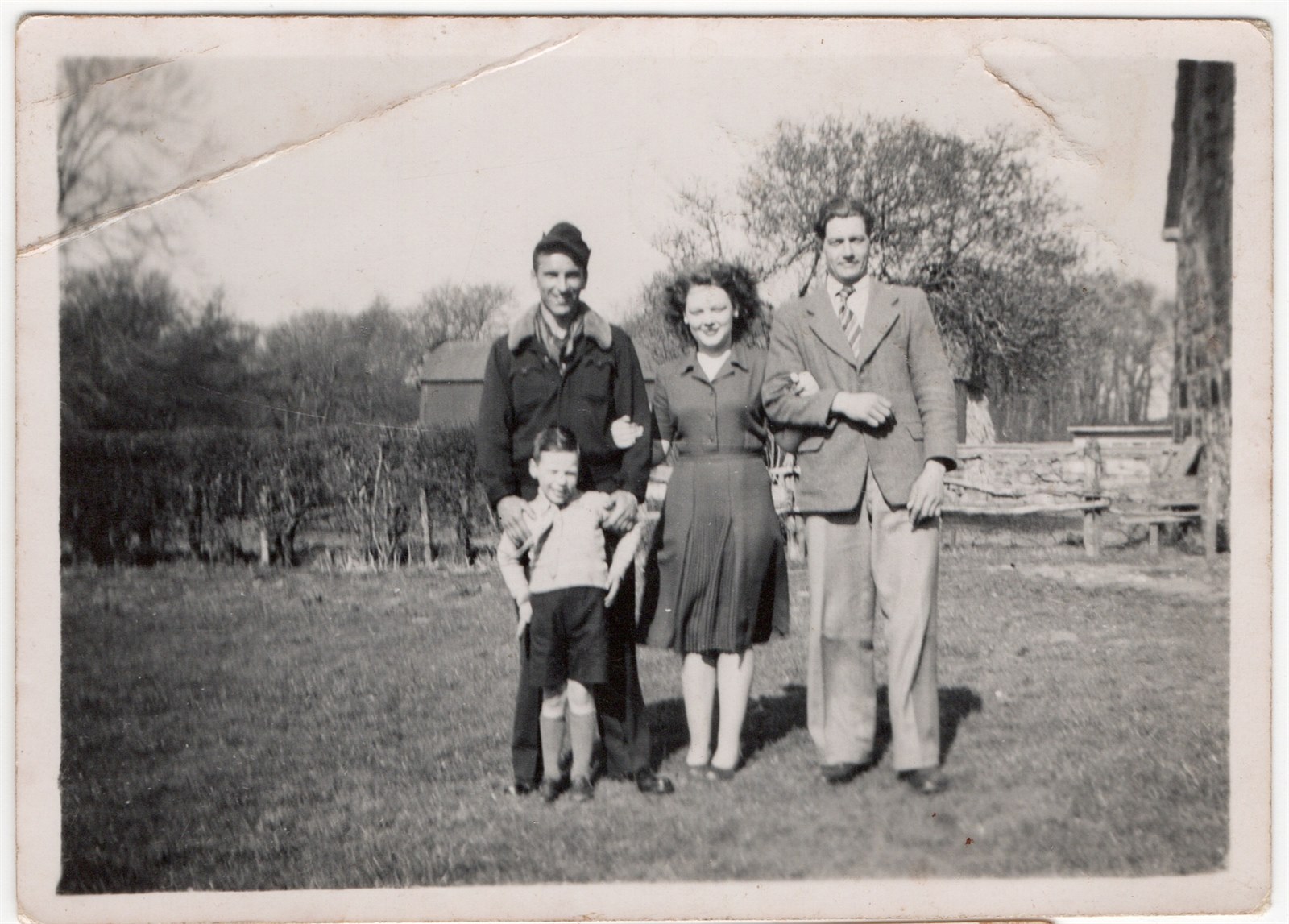 Erich Doris McNab and Paul Winkler 28-3-1948 Carmunnock